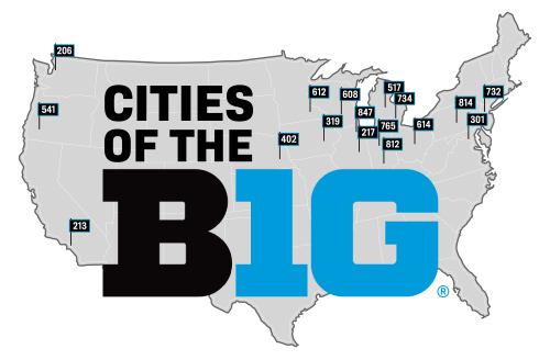 Cites of the Big Ten logo