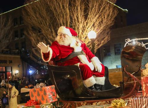 Santa at the Parade of Lights